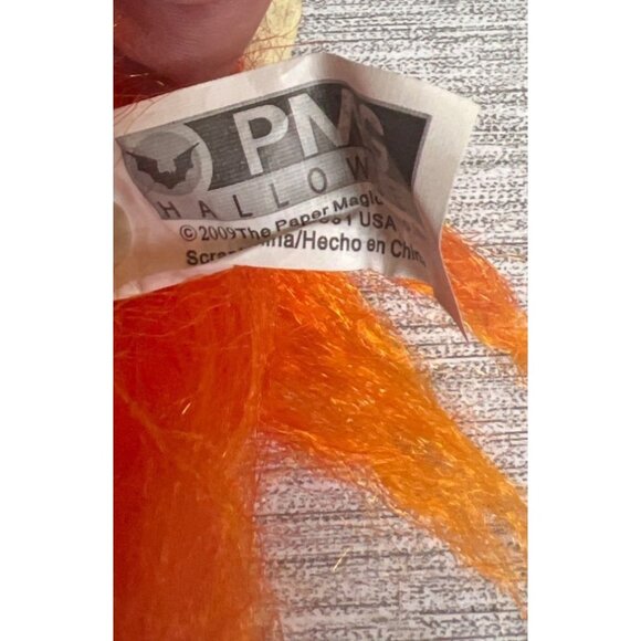 Evil Clown Mask Scary Rubber Latex Halloween Paper Magic Group Flames Rare - Picture 7 of 7